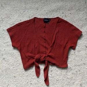 Urban Outfitters Wrap Crop Top